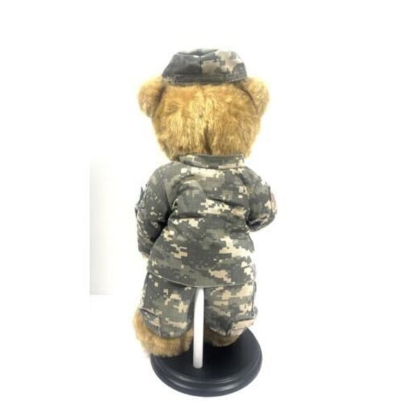 Danbury Mint Collectible Military Bear Flag Camouflage Outfit US Army Bear RARE - Picture 5 of 9